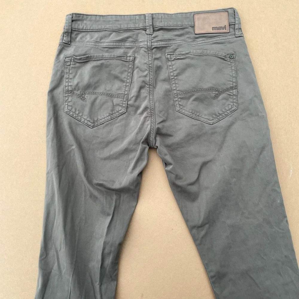Mavi Jake Slim Leg Pants Mens 30x30 Gray Casual Workwear Stretch Chino M00422